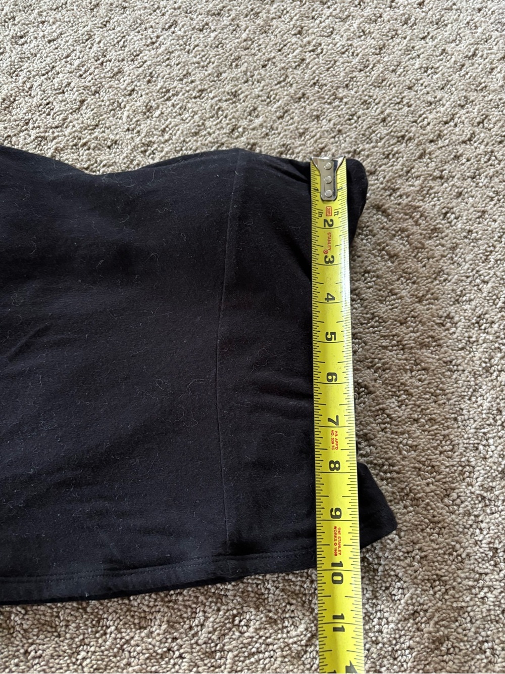 Bozzolo Women’s Black Tube Top with Cutout Detailing - Picture 4 of 4